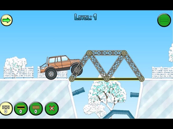 Frozen bridges free: bridge-construction simulator poster
