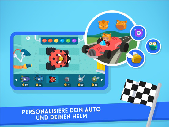Code Karts - Programmieren Plakat