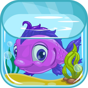 Fisch Aquarium Puzzle Match 3 Spiel