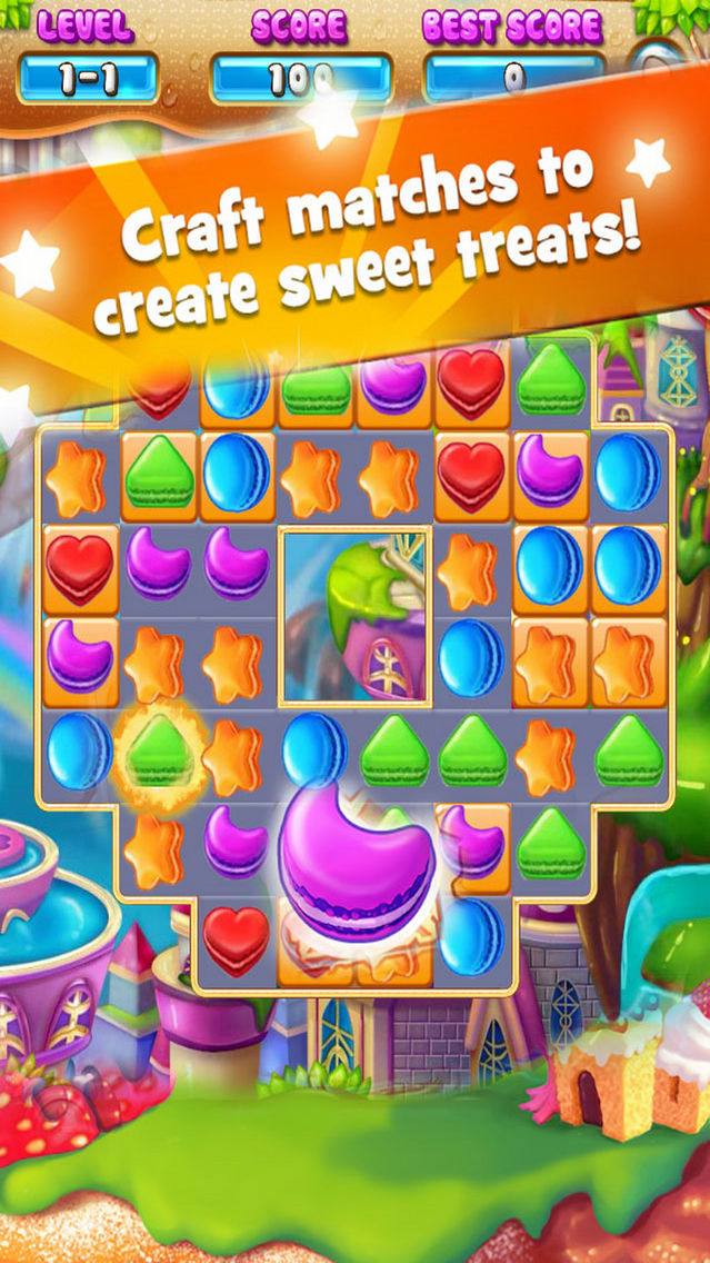 Amazing Candy Connect Candy Fun for iOS (iPhone/iPad) Free Download