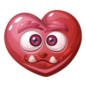 Monster Emoji Hearts