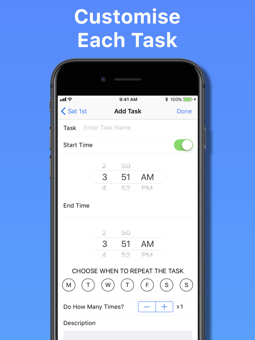 Task Timer - Weekly Tasks Scheduler poster