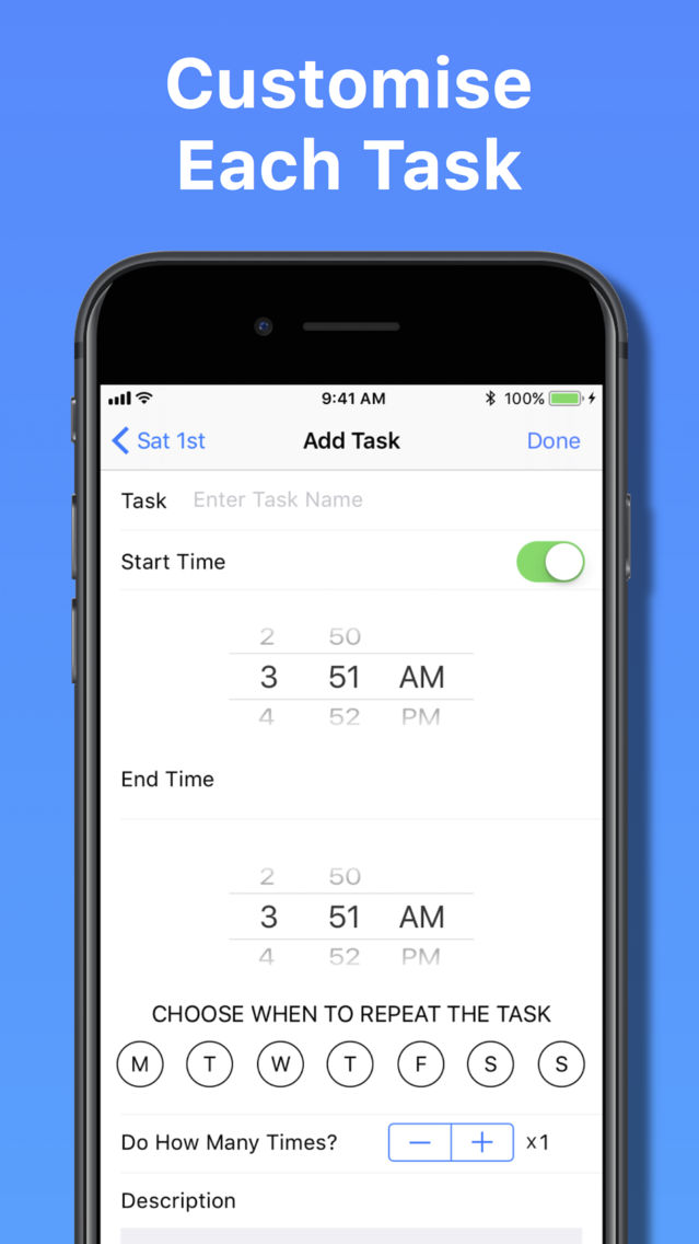 Task Timer - Weekly Tasks Scheduler poster