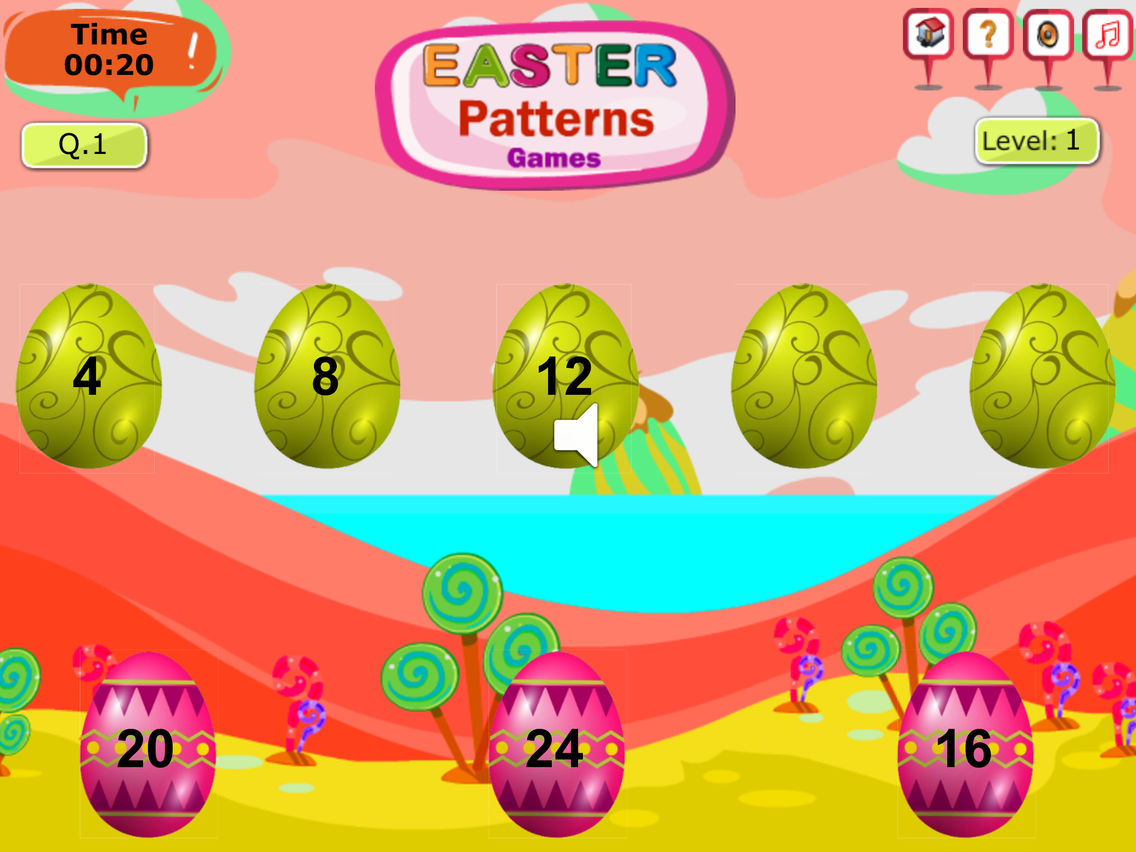Easter Patterns Game poster