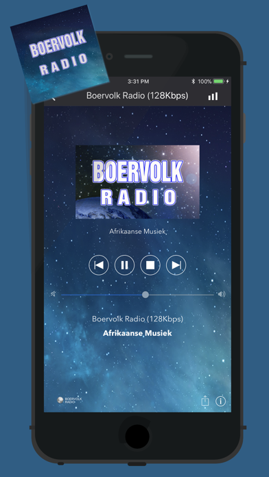 Boervolk Radio poster