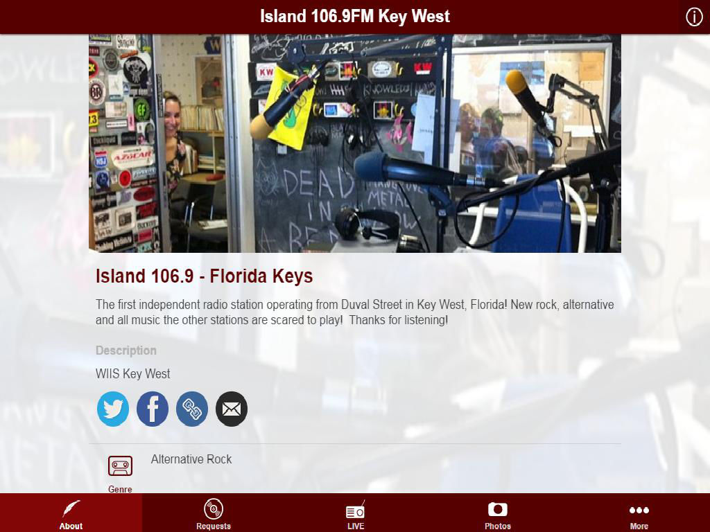 Island 1069 Key West poster