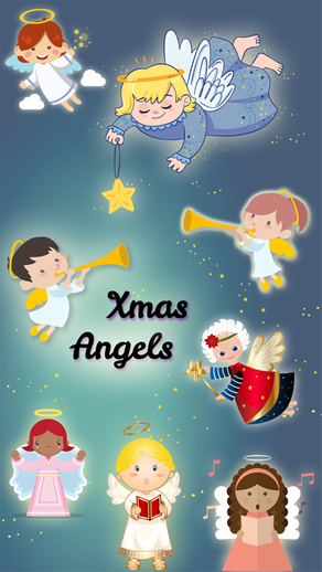 Xmas Angels Emoji & Stickers