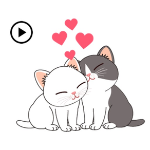 So Cute Kitty Animated Sticker