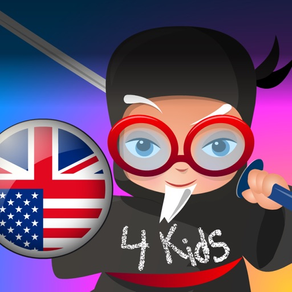 Professor Ninja English para crianças