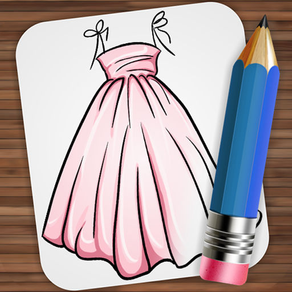 Drawing Evening Dresses