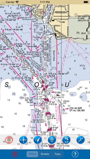 Mississippi-Alabama Marine Map