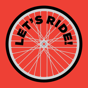 Let's Ride! Cyclist Stickers