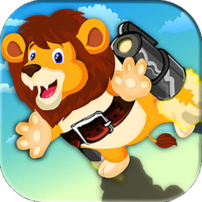 Cute Lion Adventure JetPack