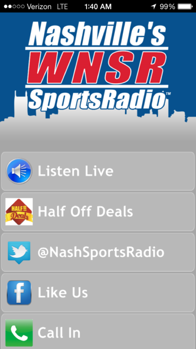 Nashville Sports Radio Plakat