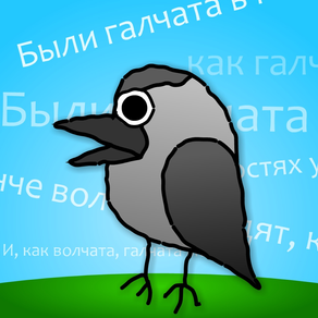 Скороговорки на картонке. Веселый тренажер, развитие речи и произношение  – учим русский язык!
