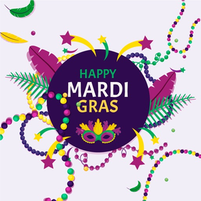 Mardi Gras Carnival Stickers