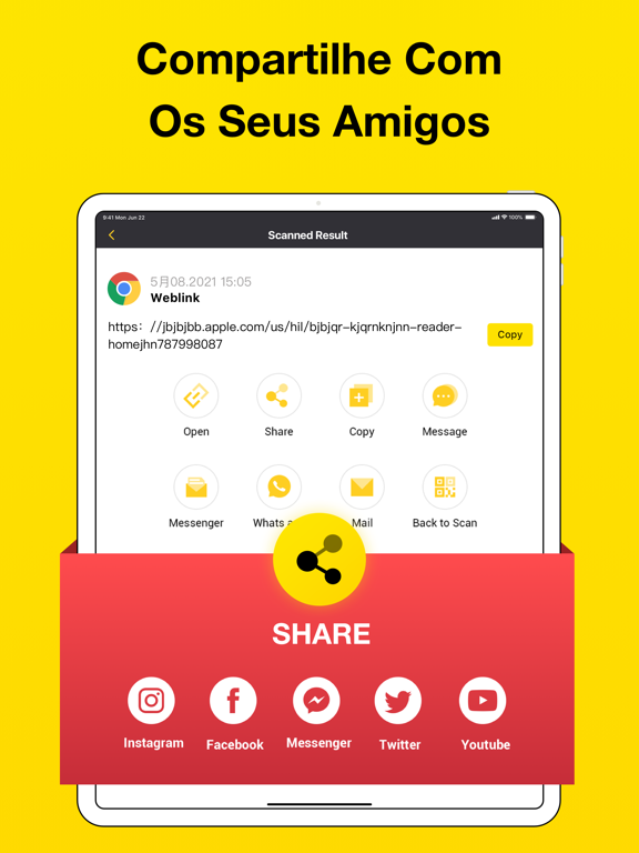 Scanner - Leitor de Códigos Cartaz
