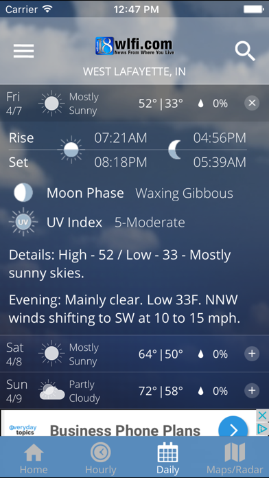 WLFI 18 Weather - Radar for iOS (iPhone/iPad) - Free Download at AppPure