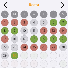 Rosta – Duty Calendar