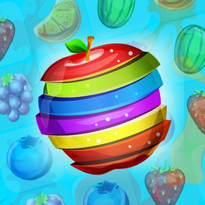 Fruit Juice Rush. Splash Salad In The Smash Puzzle For Sugar Ninjas