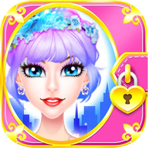 Princess party invitation - make-up game