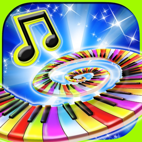 Glow Piano : glowing music fun