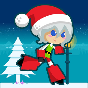 聖誕老人女孩賽跑者 Santa Girl Runner ~ 賽跑遊戲 免费冒险游戏