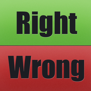 Right Wrong Word Game