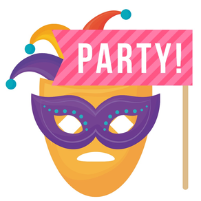 100+ Party Masks Hats Stickers