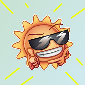 Classy Weather Emoji Stickers