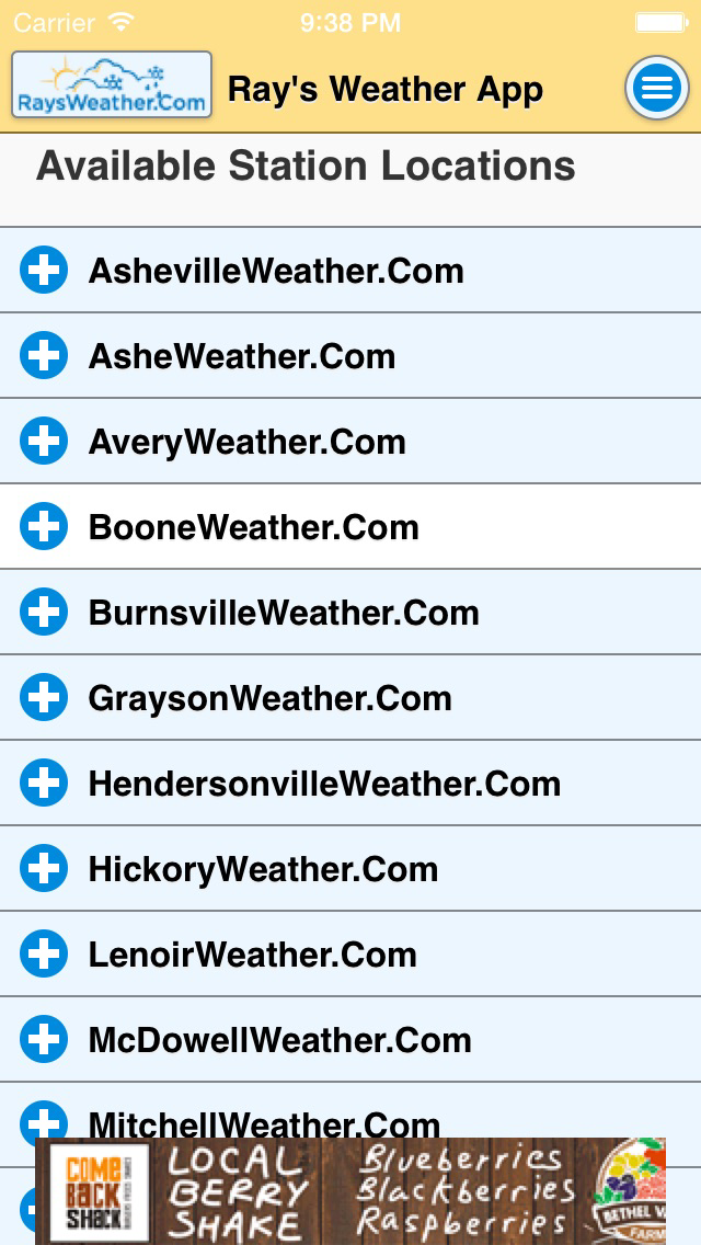 RaysWeather.Com App poster