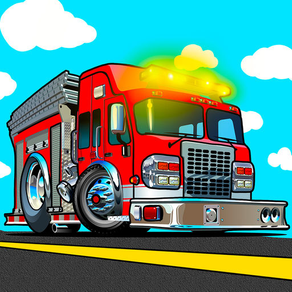 Fire truck driver racing sim