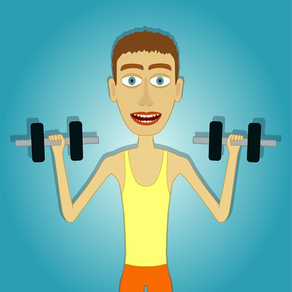 Muscle clicker: Gym game