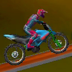 Stunt Obstacle Motorbike-race