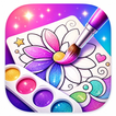 Coloring Desk Sparkle Painting