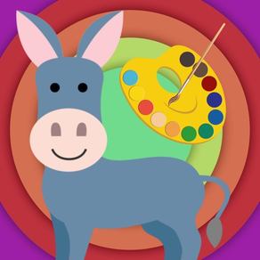 smart art: animal coloring and vocabulary learning