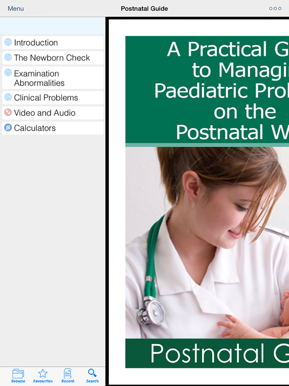 Paediatric Postnatal Problems poster