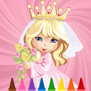 Princesse Magique Livre de Coloriage Jeux de Bébé