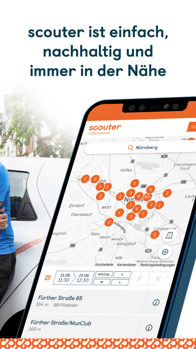 scouter Carsharing Plakat