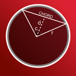 Chord length calculator circle