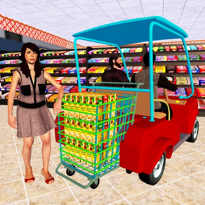 Supermarkt Smart Cart Driver