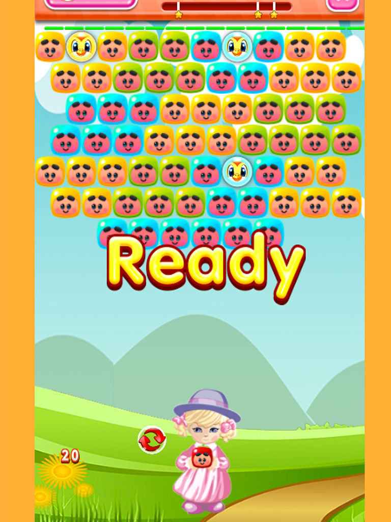 Bubble shooter animal girls shooting match 3 fun and easy games for