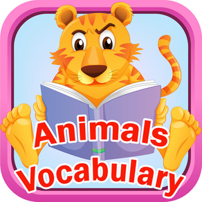 Animals Vocab Alphabet Flashcards for Preschool