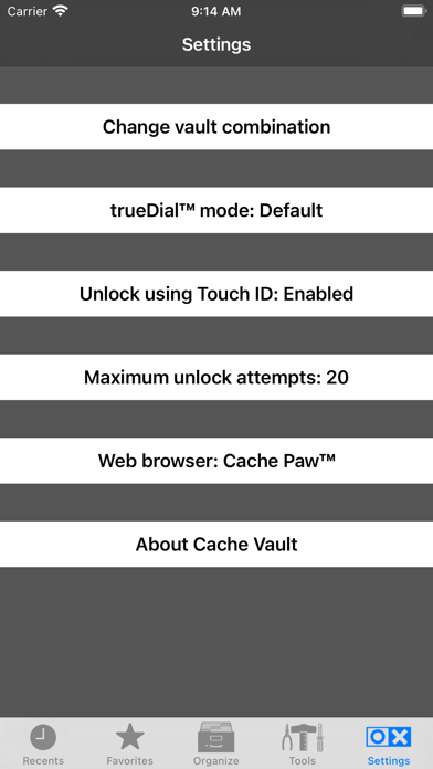 Cache Vault poster