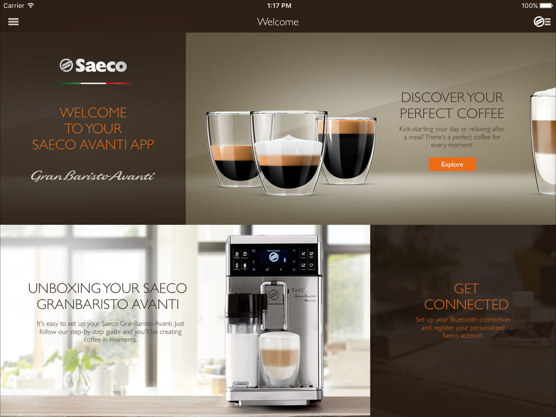 Saeco Avanti Espresso Machine for iOS (iPhone/iPad) - Free Download at  AppPure