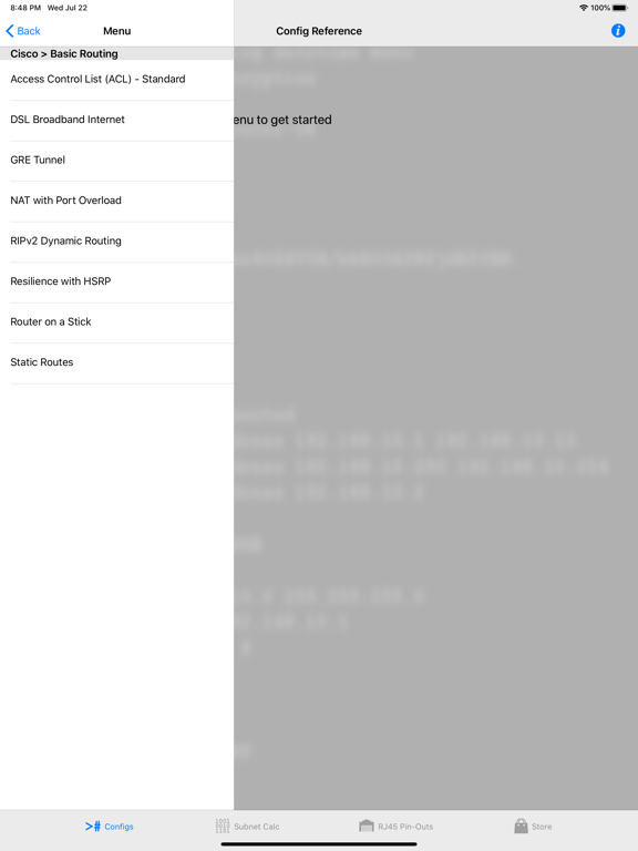 Config Reference poster