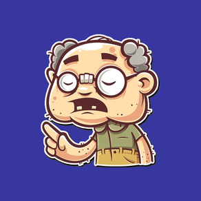 Old Grandpa - Stickers for iMessage