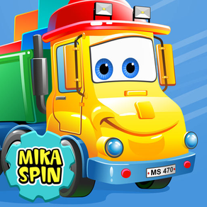Mika "Dumper" Spin - dump truck games for kids