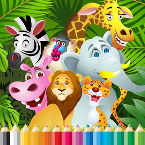 Livre pour colorier des animaux - pour enfants