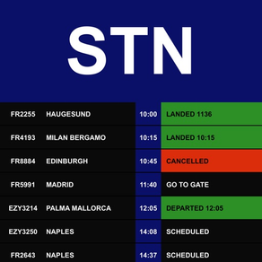 Flight Board - London Stansted Airport (STN)